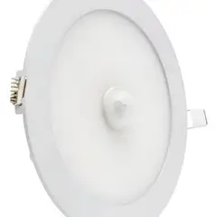 GENERICO - Panel Plafon Led 18w Embutido Redondo Sensor Movimiento
