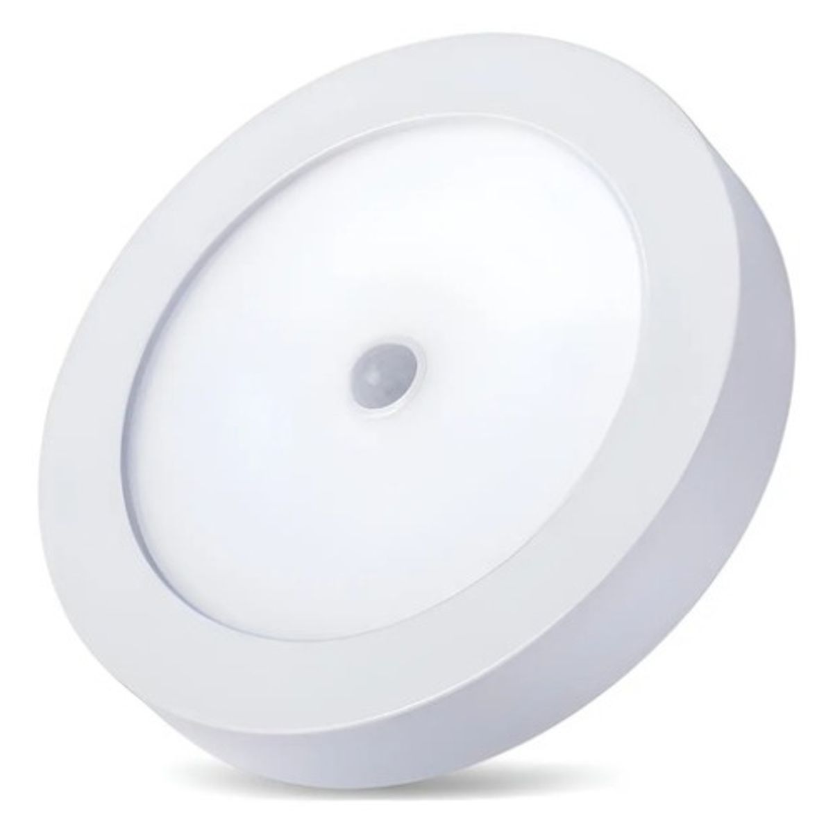 GENERICO - Panel Plafon Led Sobrepuesto Redondo 18w Sensor Movimiento