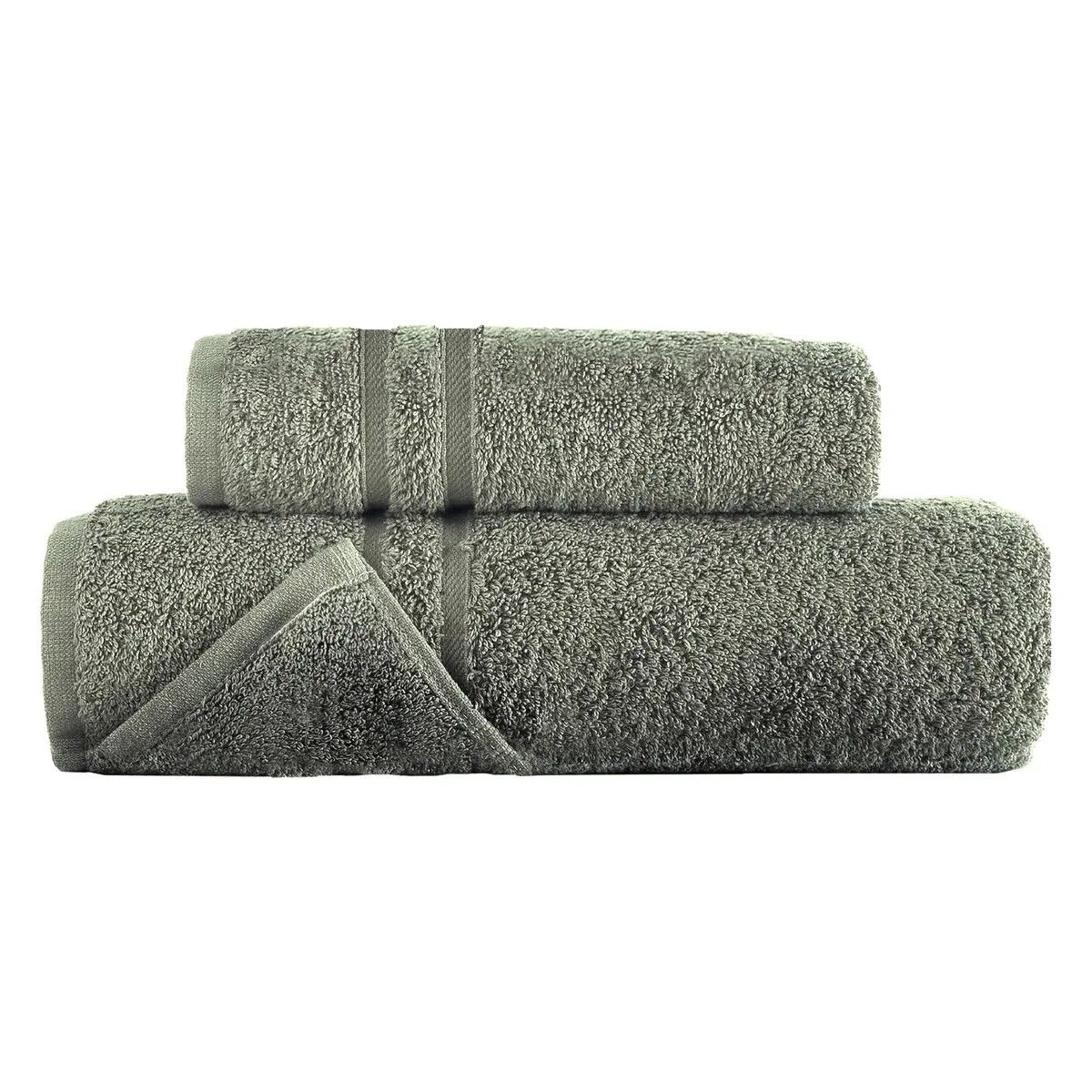 GENERICO - oallas Baño Premium Set 2 100% Algodón  Lujo Suave Budapest - Verde BELUG
