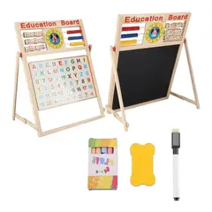GENERICO - Pizarra Magnética Doble Para Niños Educativa
