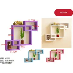 GENERICO - Repisa (MORADO - RECTANGULAR ) 40876
