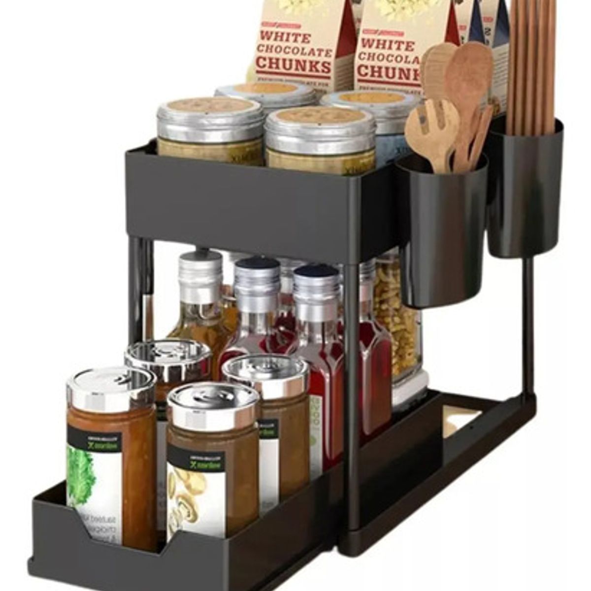 GENERICO - Organizador De Cocina Estante De Almacenamiento De 2 Niveles