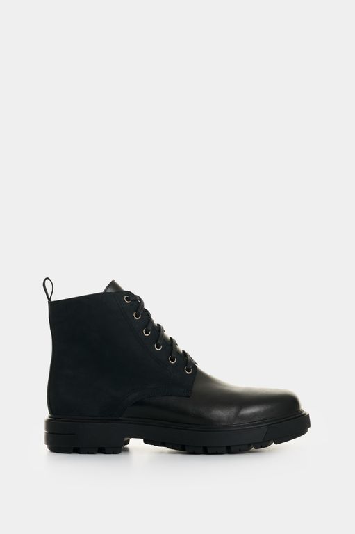 Vélez Bota Cuero Hombre Alameda Negro