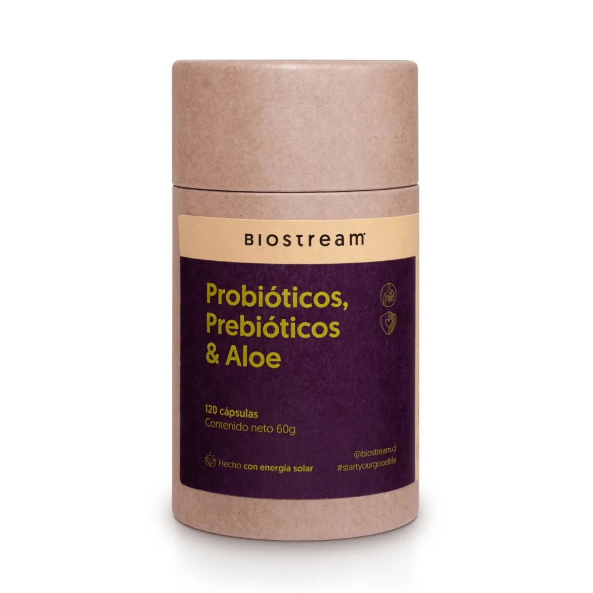 GENERICO - Probióticos, Prebioticos & Aloe - 120 Caps - Biostream
