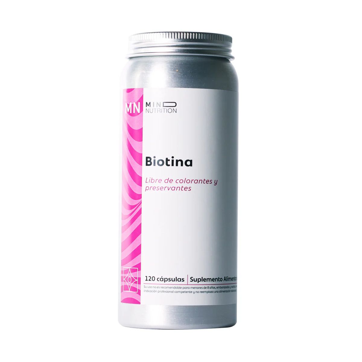 GENERICO - Biotina - 120 Caps  - Mind Nutrition