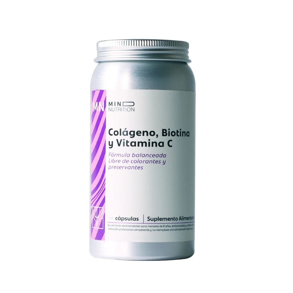 GENERICO - Colageno + Biotina + Vitamina C - 60 Caps  - Mind Nutrition