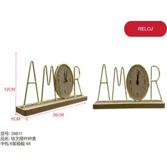 GENERICO - Reloj (PALABRA AMOR - 12CM*6CM*30CM) 39811