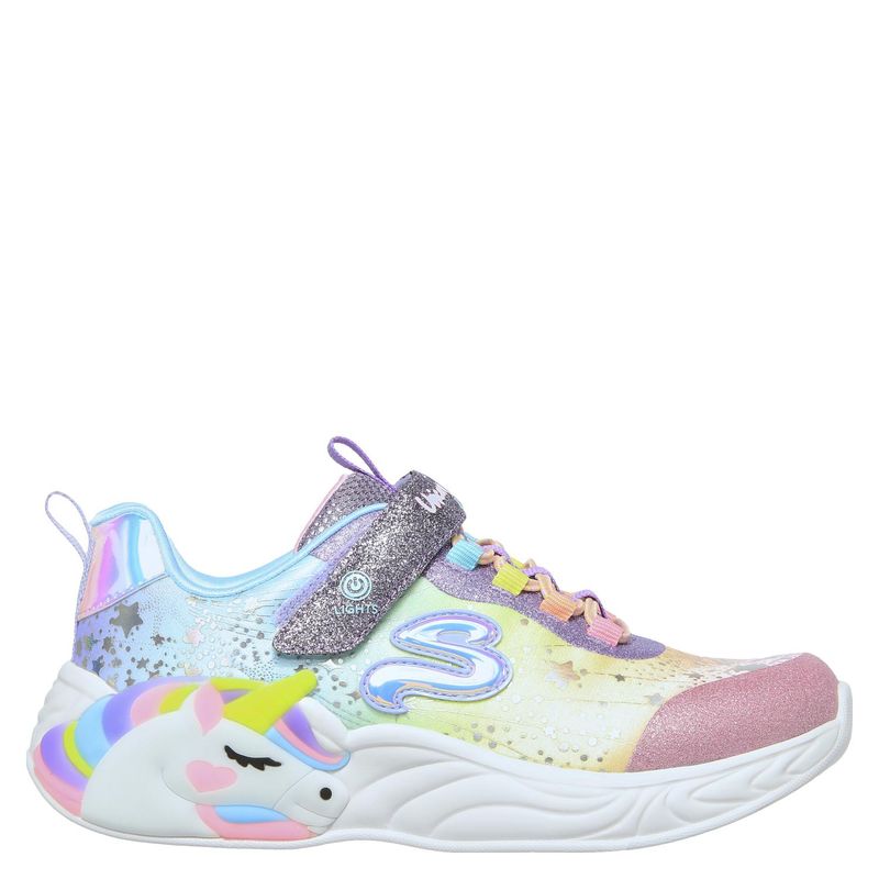 SKECHERS - Zapatilla Niña Luces Unicornio Multicolor
