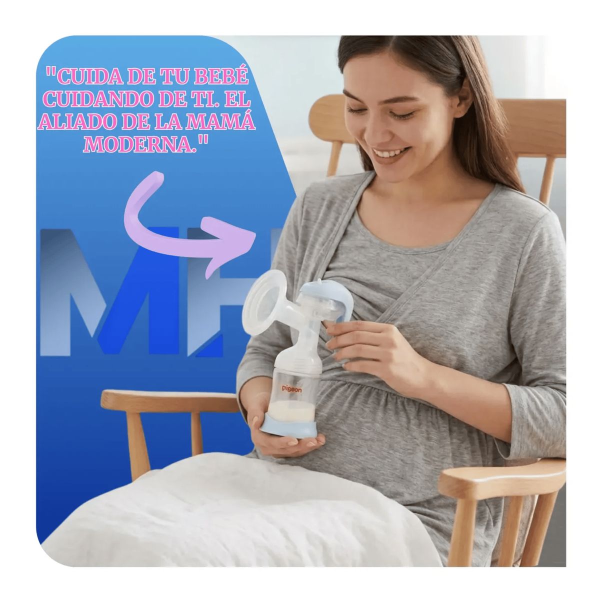 PIGEON - Extractor De Leche Manual Pigeon 2 Fases Comfort Properfit