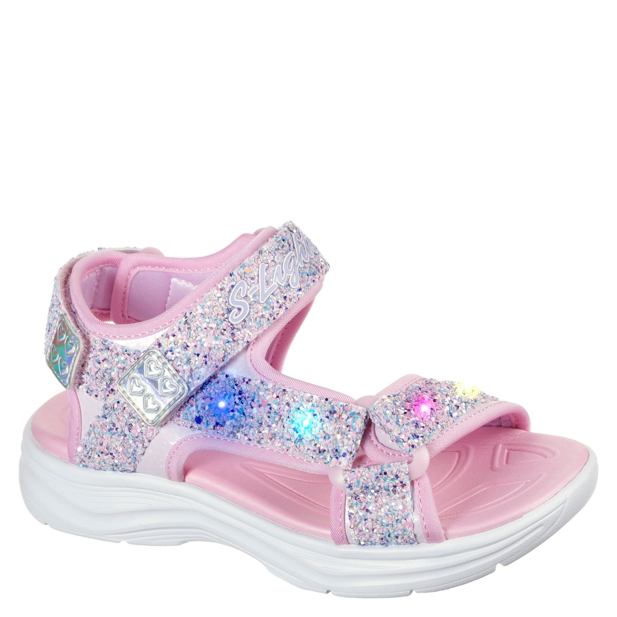 SKECHERS - Sandalia Niña Rosada