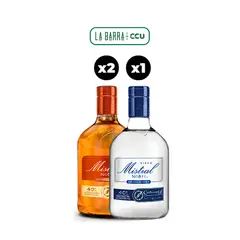 MISTRAL - Pack Pisco Nobel 2x Nobel 40° 750cc + Cristalino 40° 750cc