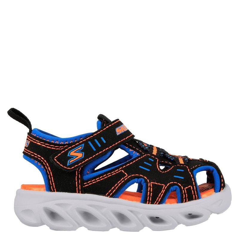 SKECHERS - Sandalia Niño Luces Negra