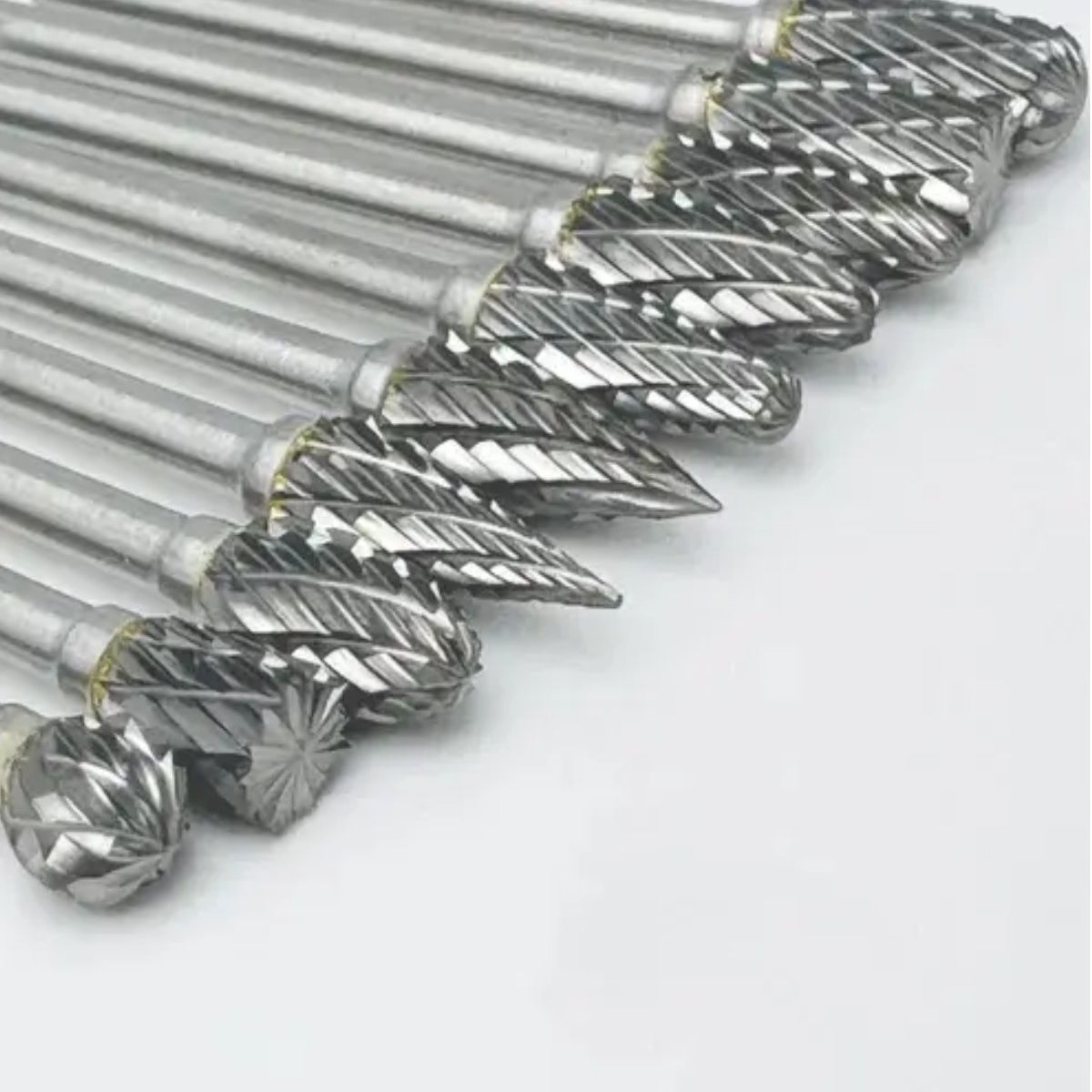GENERICO - Set 10 Fresas Rotativas Para Metal, Taladro Y Dremel Labg
