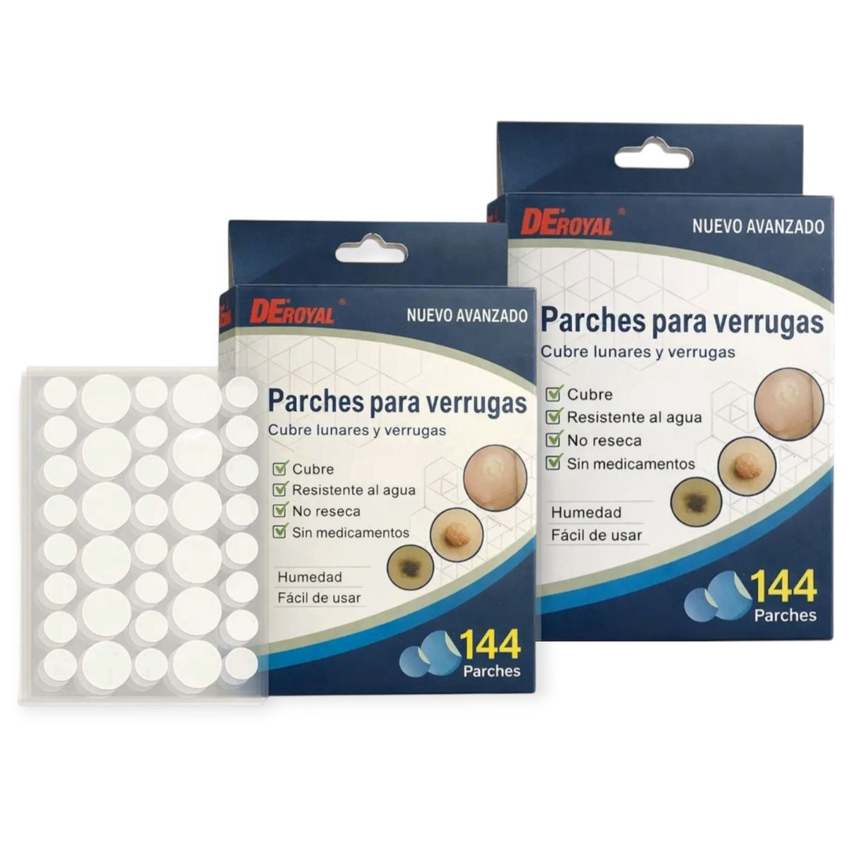GENERICO - Parche Removedor de Verrugas Pack 288 Unidades