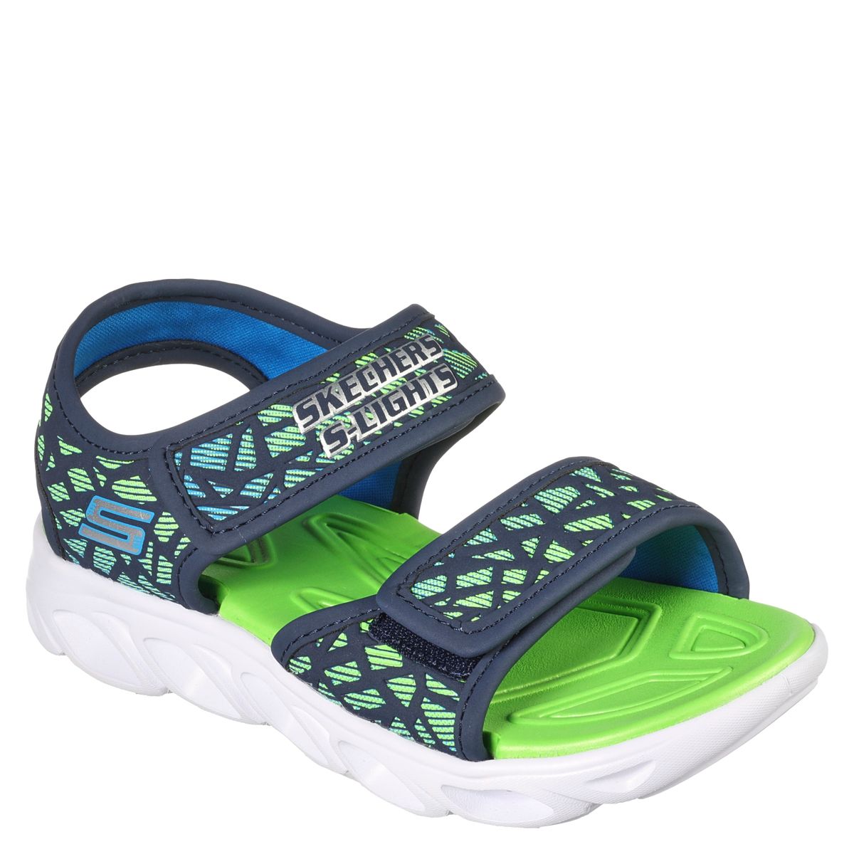 SKECHERS - Sandalia Niño Luces Azul
