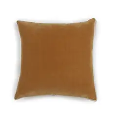 ESTAMPA - FUNDA COJIN TERCIOPELO CAMEL 50X50