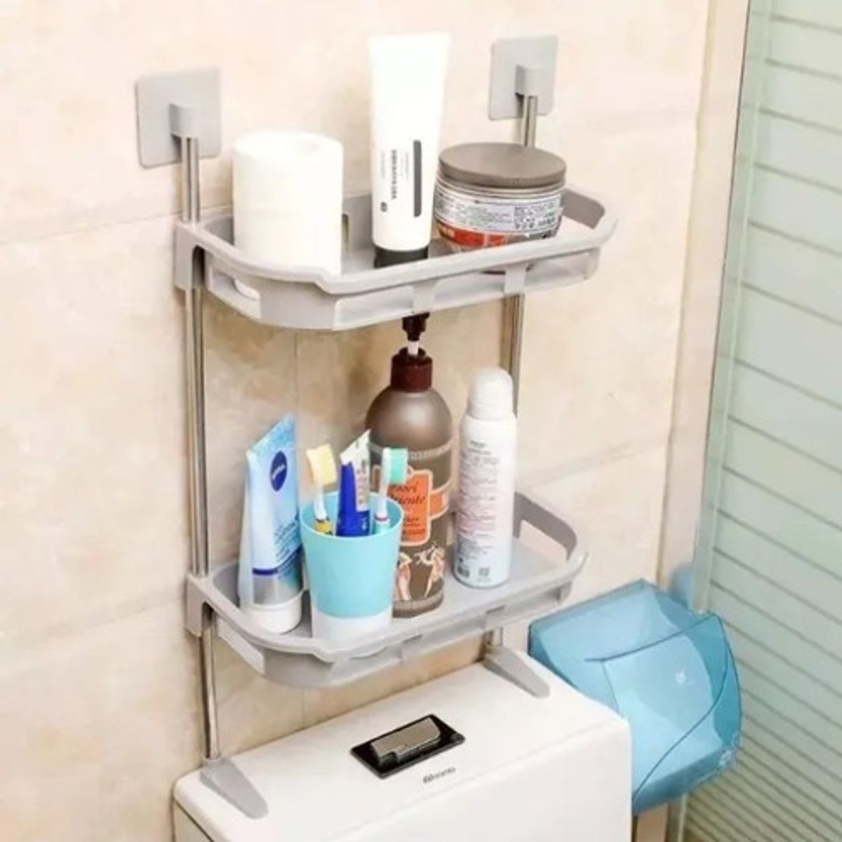 GENERICO - Estante Organizador Baño Y Cocina 3 Niveles Repisa
