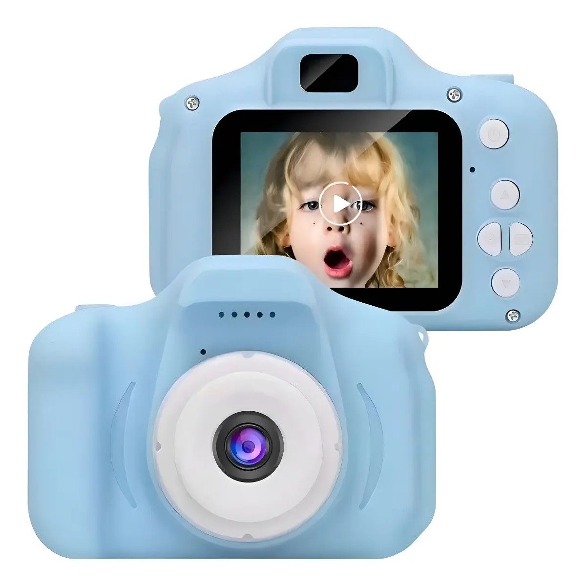 GENERICO - Cámara Compacta X2 Azul HD 3 Mpx Para Niños BELUG