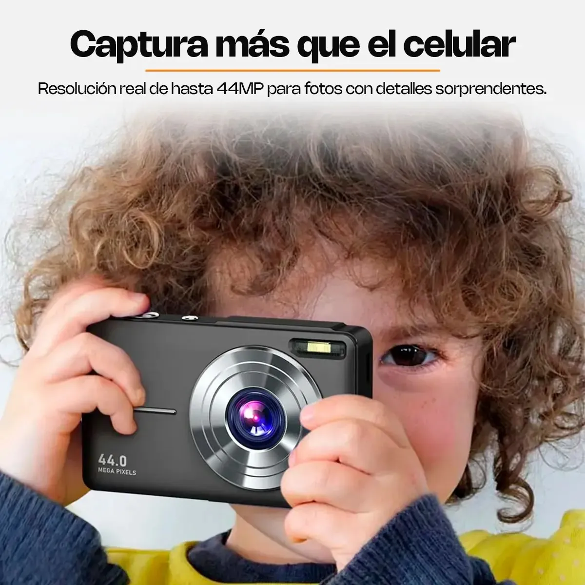 GENERICO - Cámara Digital 4k 44mp Batería Recargable Autoenfoque Filtros Webcam Foto Video incluye SD32GB BELUG