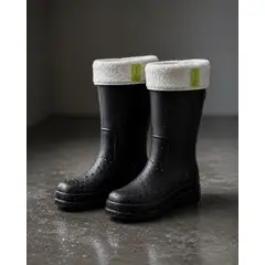 CARBIN - Botas De Agua Mujer Altas Plataforma Moda Invierno Comodas