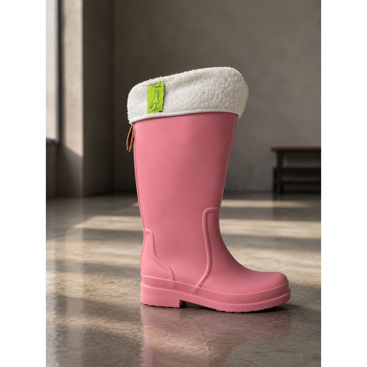 CARBIN - Botas De Agua Mujer Altas Plataforma Moda Invierno Comodas
