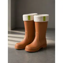 CARBIN - Botas De Agua Mujer Altas Plataforma Moda Invierno Comodas