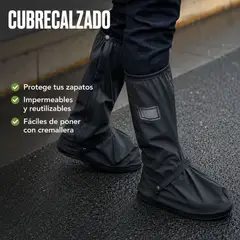 GENERICO - CUBREBOTAS IMPERMEABLE CON SUELA TALLA M- ¡Mantén tus Zapatos Secos y Protegidos