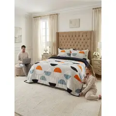 GENERICO - CUBRECAMAS COLETON ESTAMPADOS DORAL SUPER KING
