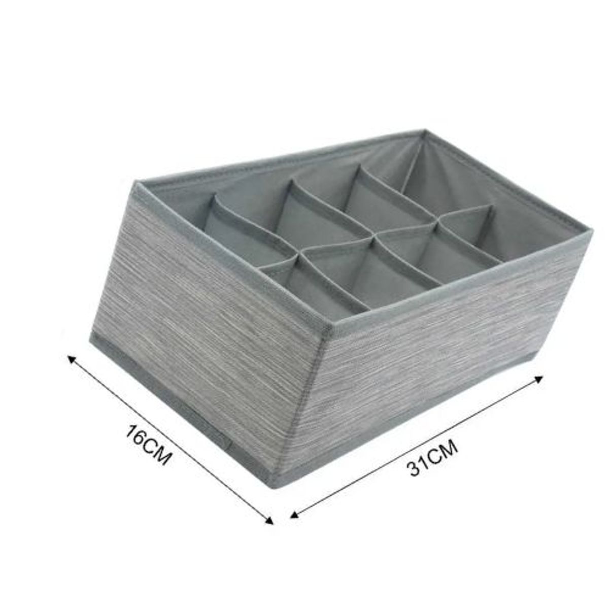 GENERICO - ORGANIZADOR DE ROPA INTERIOR 8 COMPARTIMENTOS 31CM