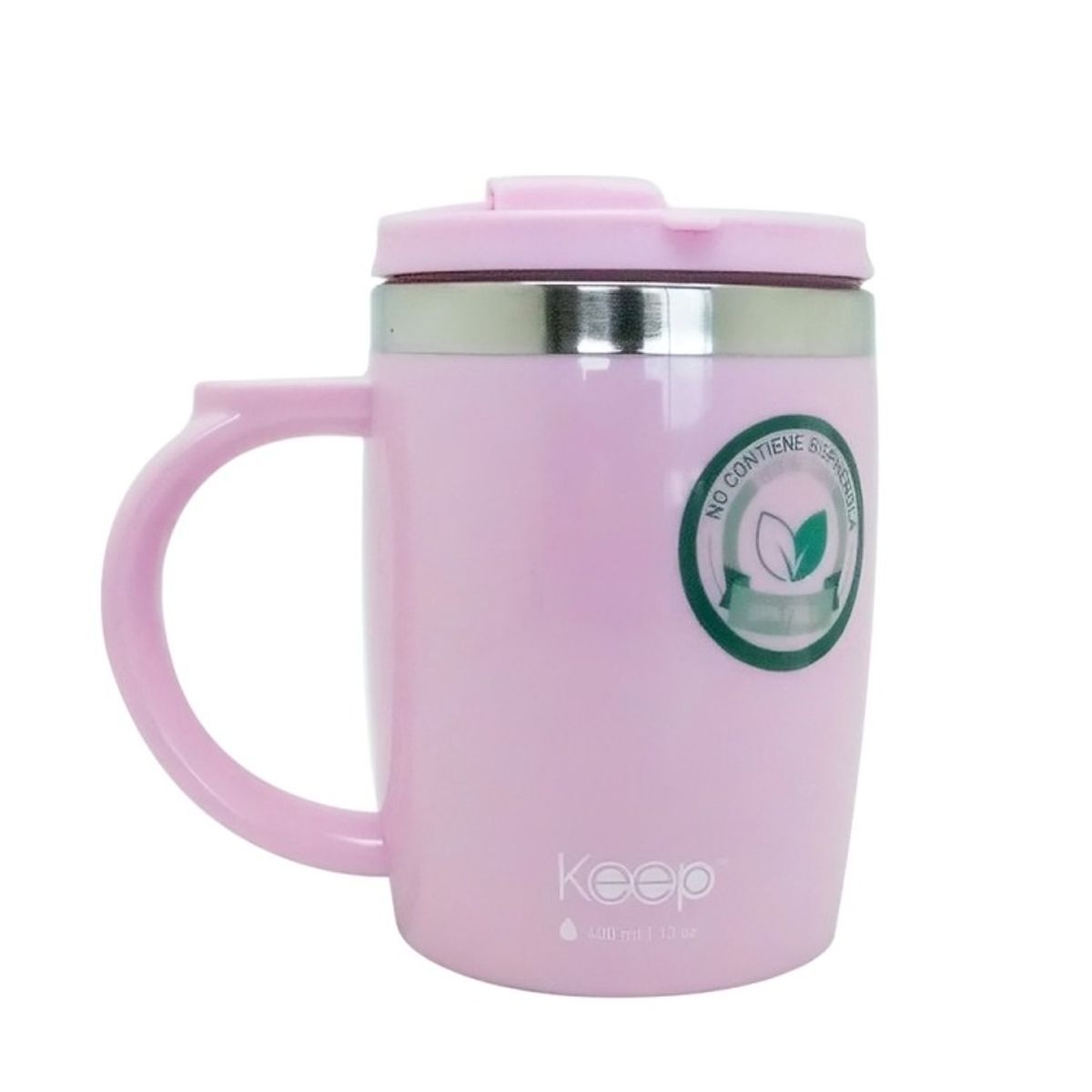 KEEP - MUG TERMO KEEP COLORES  400 ML ROSA
