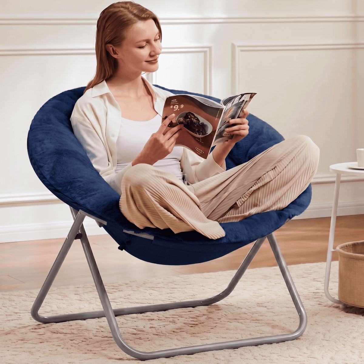 GENERICO - Silla Plegable Premium Moon Comodidad Acolchada Ultra Suave