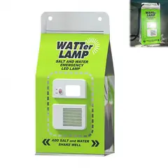 GENERICO - ​Lámpara de Emergencia LED Sustentable - Activación por Agua Salada