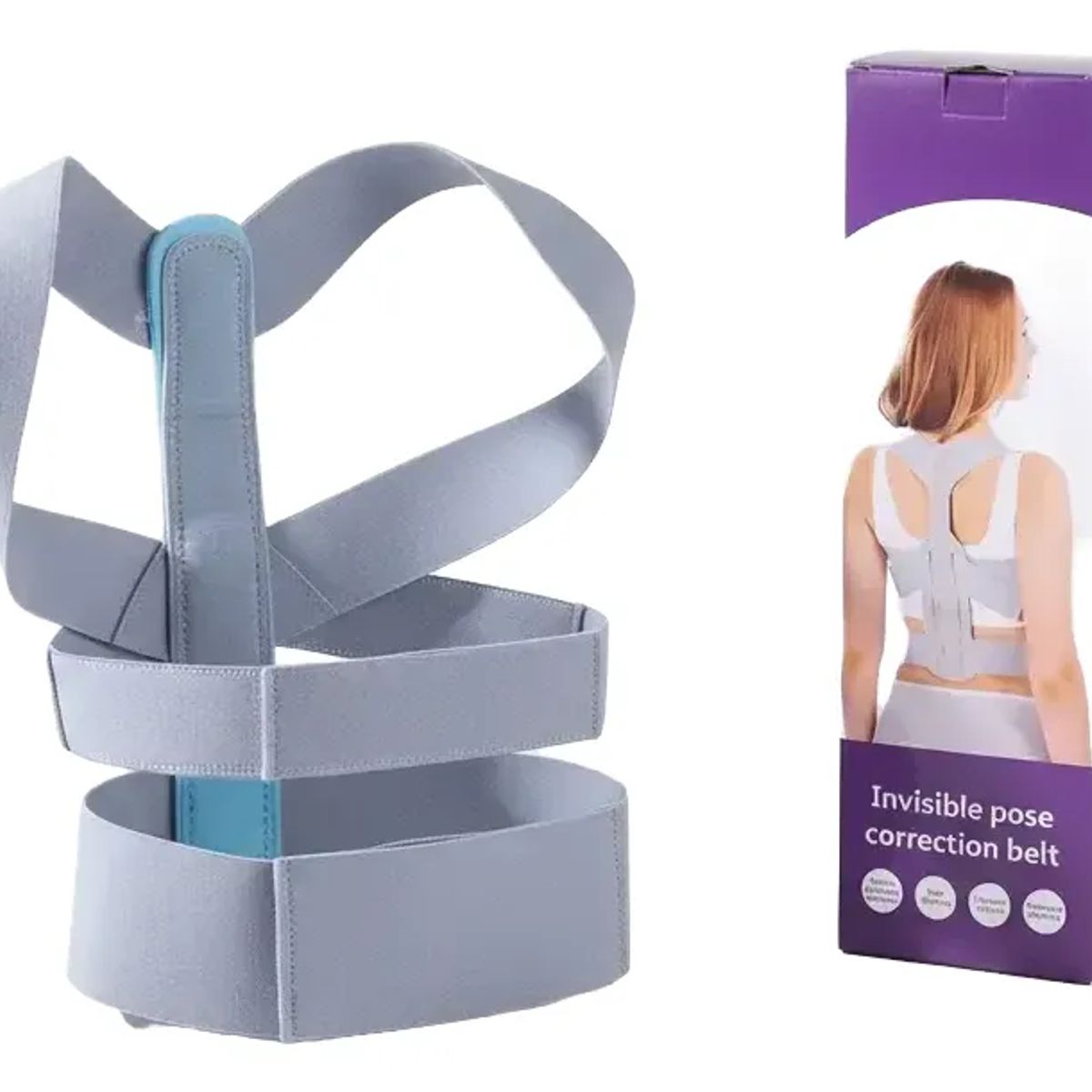 NO LOGO - Faja Corrector De Postura Para Hombros Tirantes Para Espalda
