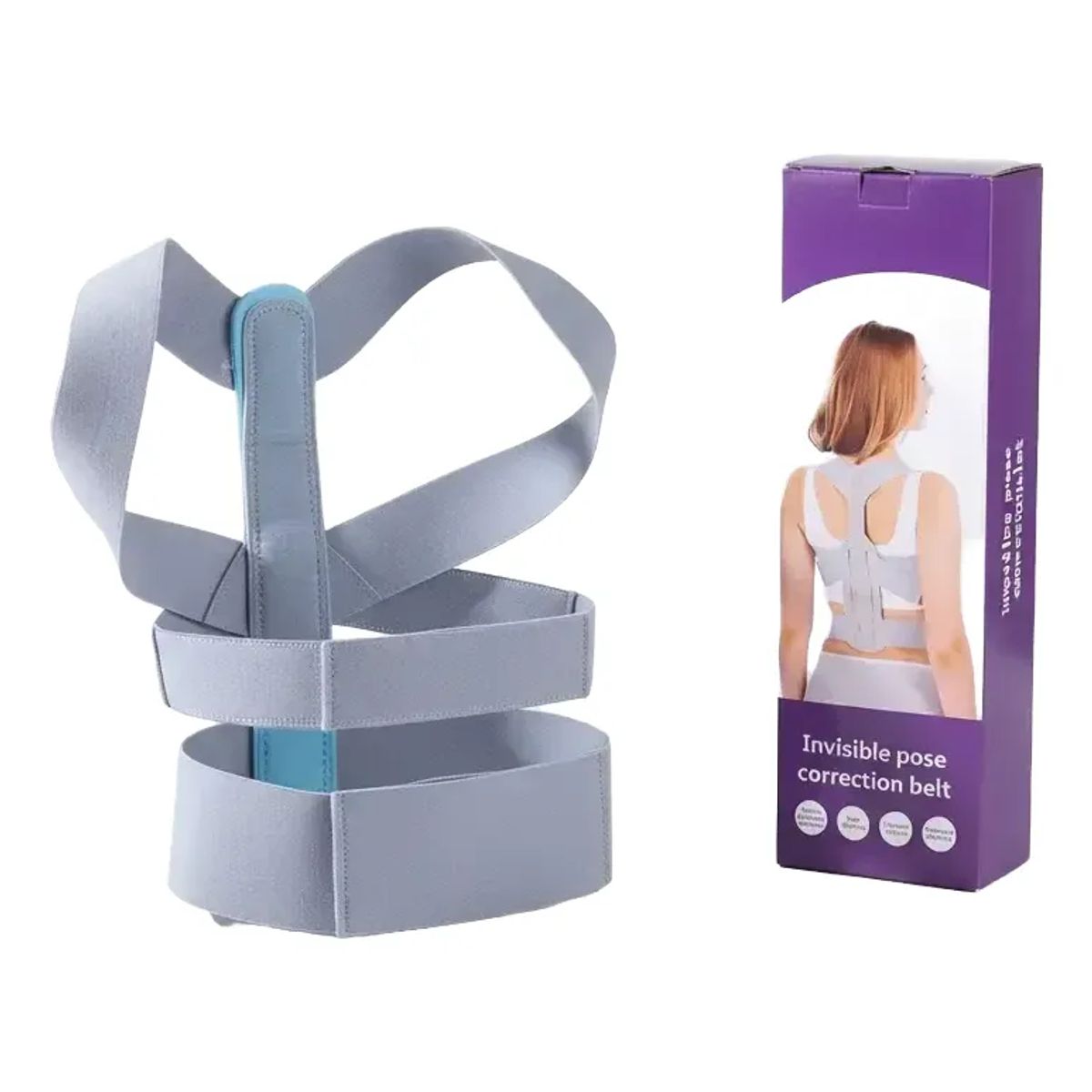 NO LOGO - Faja Corrector De Postura Para Hombros Tirantes Para Espalda