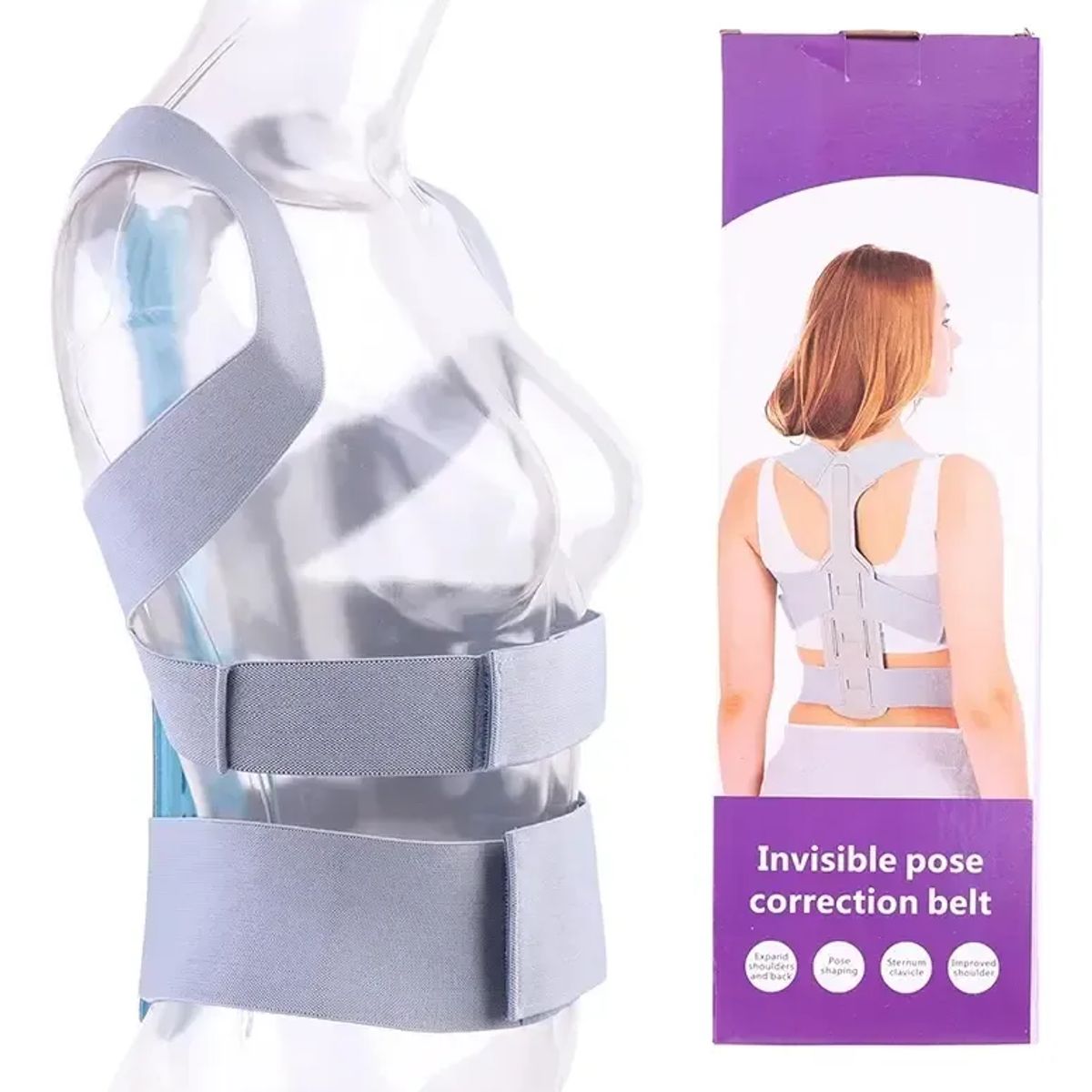 NO LOGO - Faja Corrector De Postura Para Hombros Tirantes Para Espalda