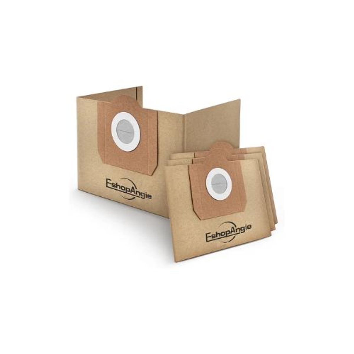GENERICO - Set 10 Bolsas Papel Aspiradora Karcher Wd3 Mv3 Se4001 Nt20