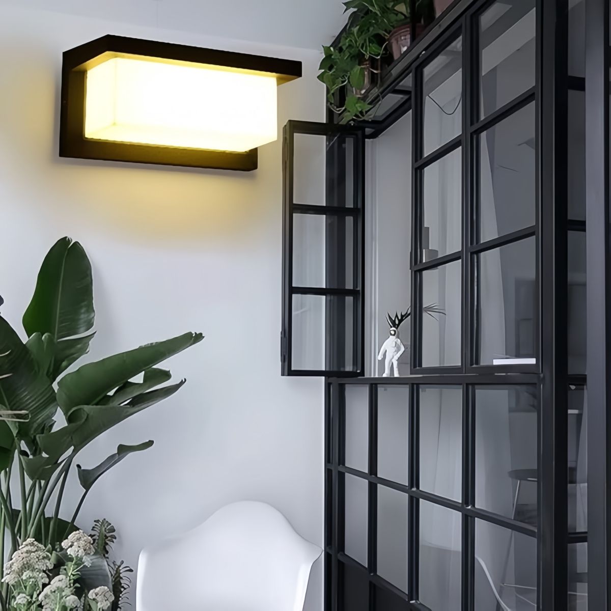 VIDA BUENAS - Aplique Led Cálida 18w Moderno Ip65 Impermeable Exterior