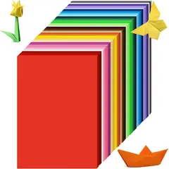 GENERICO - 500 Hojas Cartulina Colorida A5 230GSM Para Manualidades Imprimir Escuela Niños Color Aleatorio