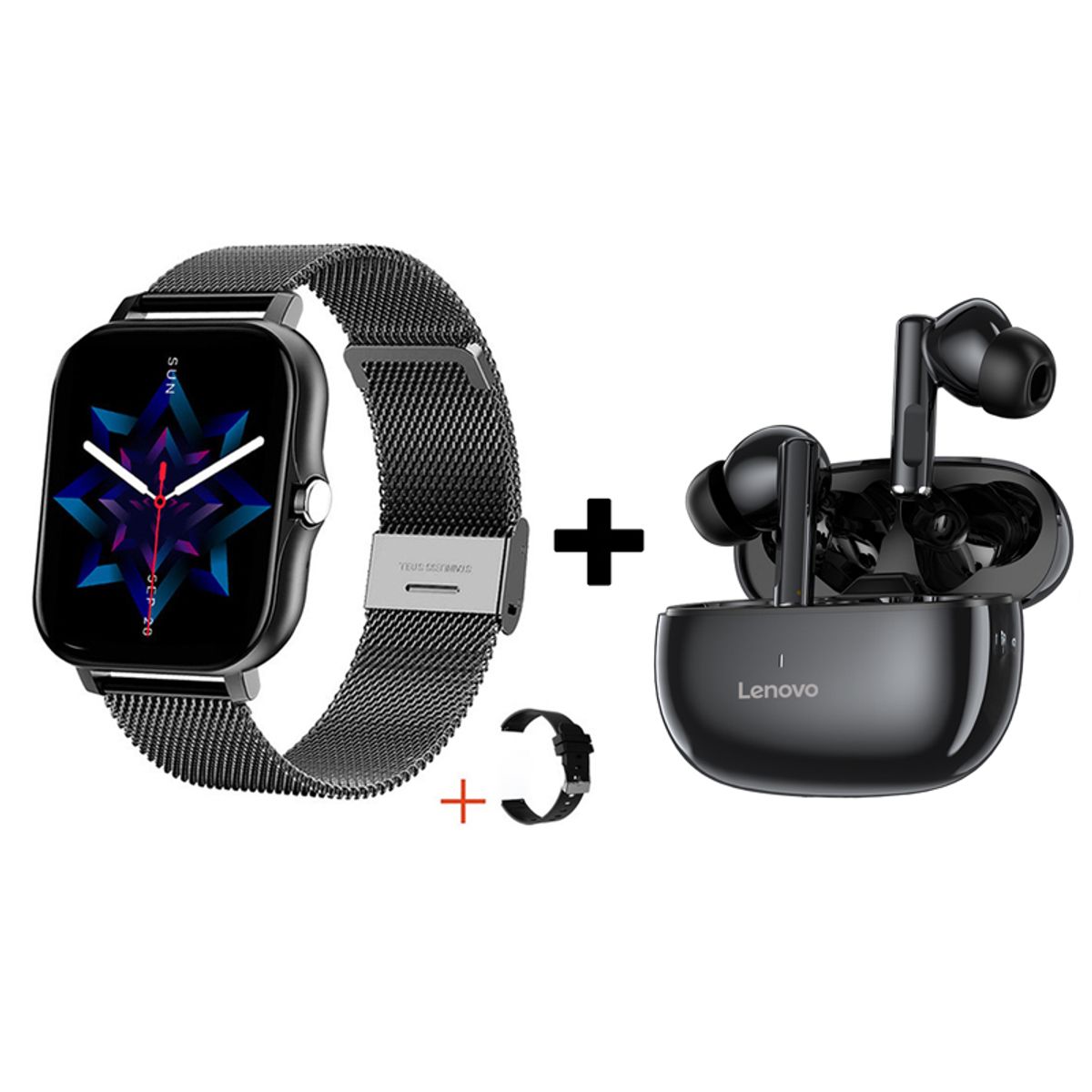 LENOVO - Audifonos bluetooth Lenovo TA210 y Y13 Reloj inteligente