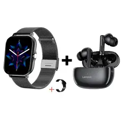 LENOVO - Audifonos bluetooth TA210 y Y13 Reloj inteligente