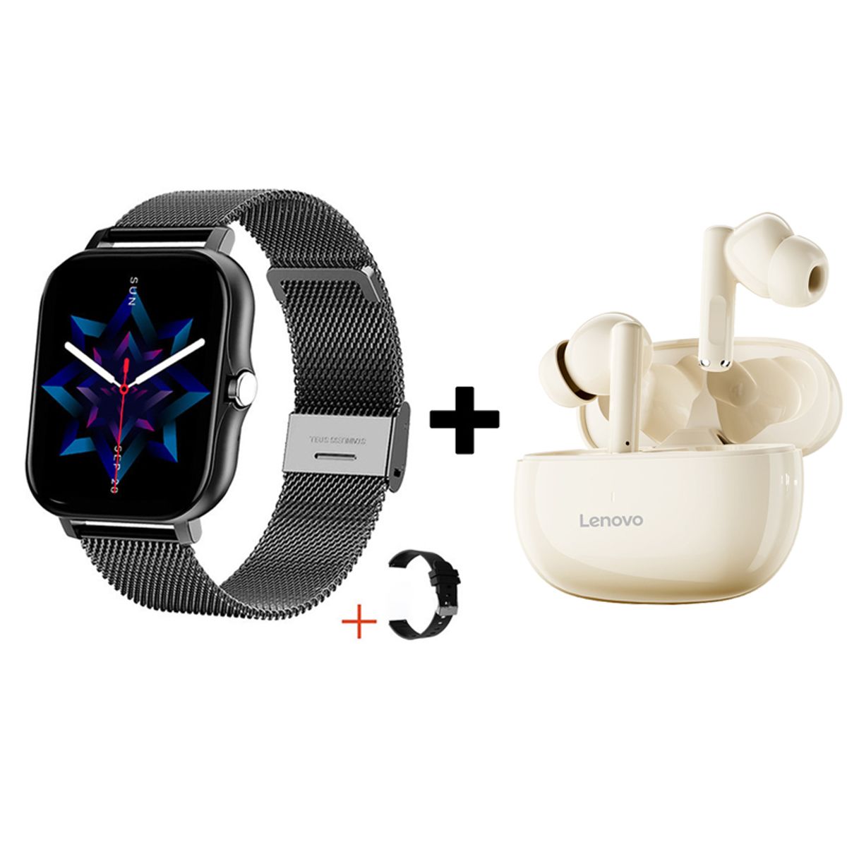 LENOVO - Audifonos bluetooth Lenovo TA210 y Y13 Reloj inteligente