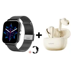 LENOVO - Audifonos bluetooth TA210 y Y13 Reloj inteligente