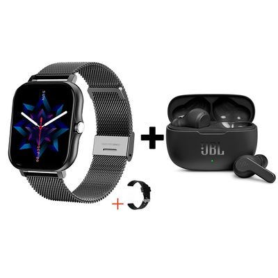 Jbl Audifonos Bluetooth Wave 200Tws Y Y13 Reloj Inteligente