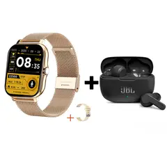 JBL - Audifonos bluetooth WAVE200TWS y Y13 Reloj inteligente