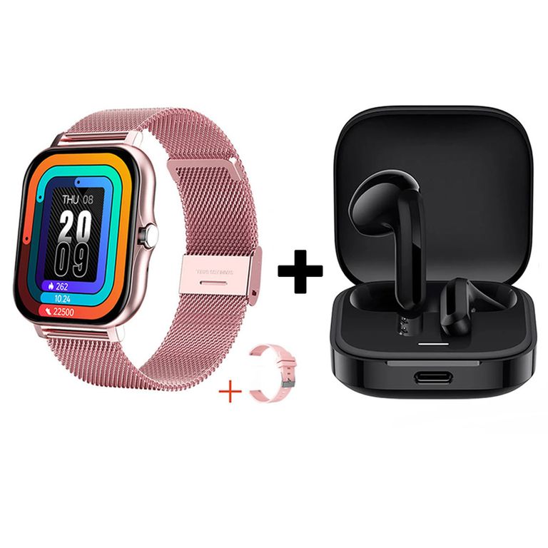 Audifonos bluetooth Redmi Buds 6 Active y Y13 Reloj inteligente