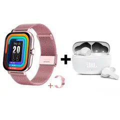 JBL - Audifonos bluetooth WAVE200TWS y Y13 Reloj inteligente