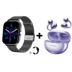 LENOVO - Audifonos bluetooth TA410 y Y13 Reloj inteligente