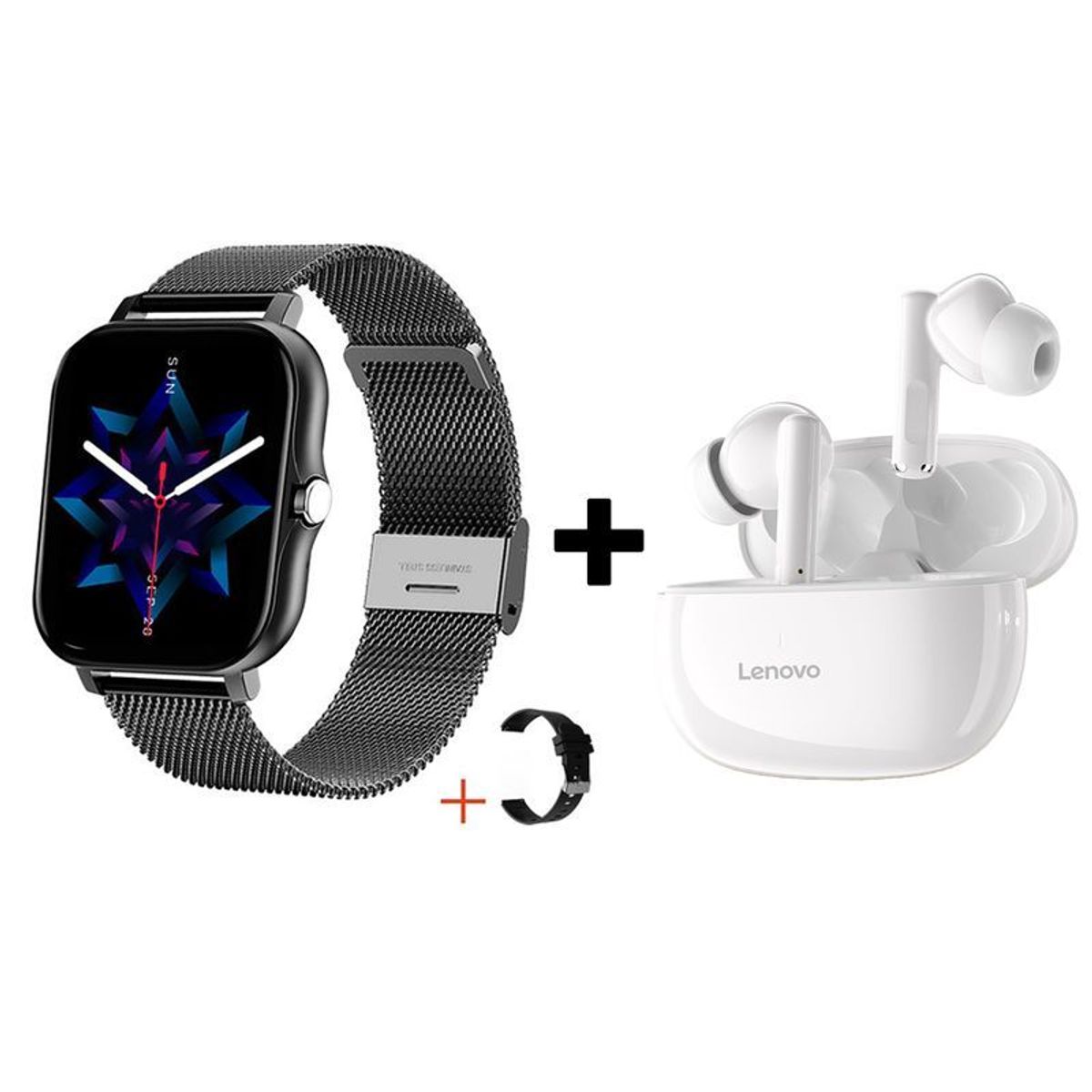 LENOVO - Audifonos bluetooth Lenovo TA210 y Y13 Reloj inteligente