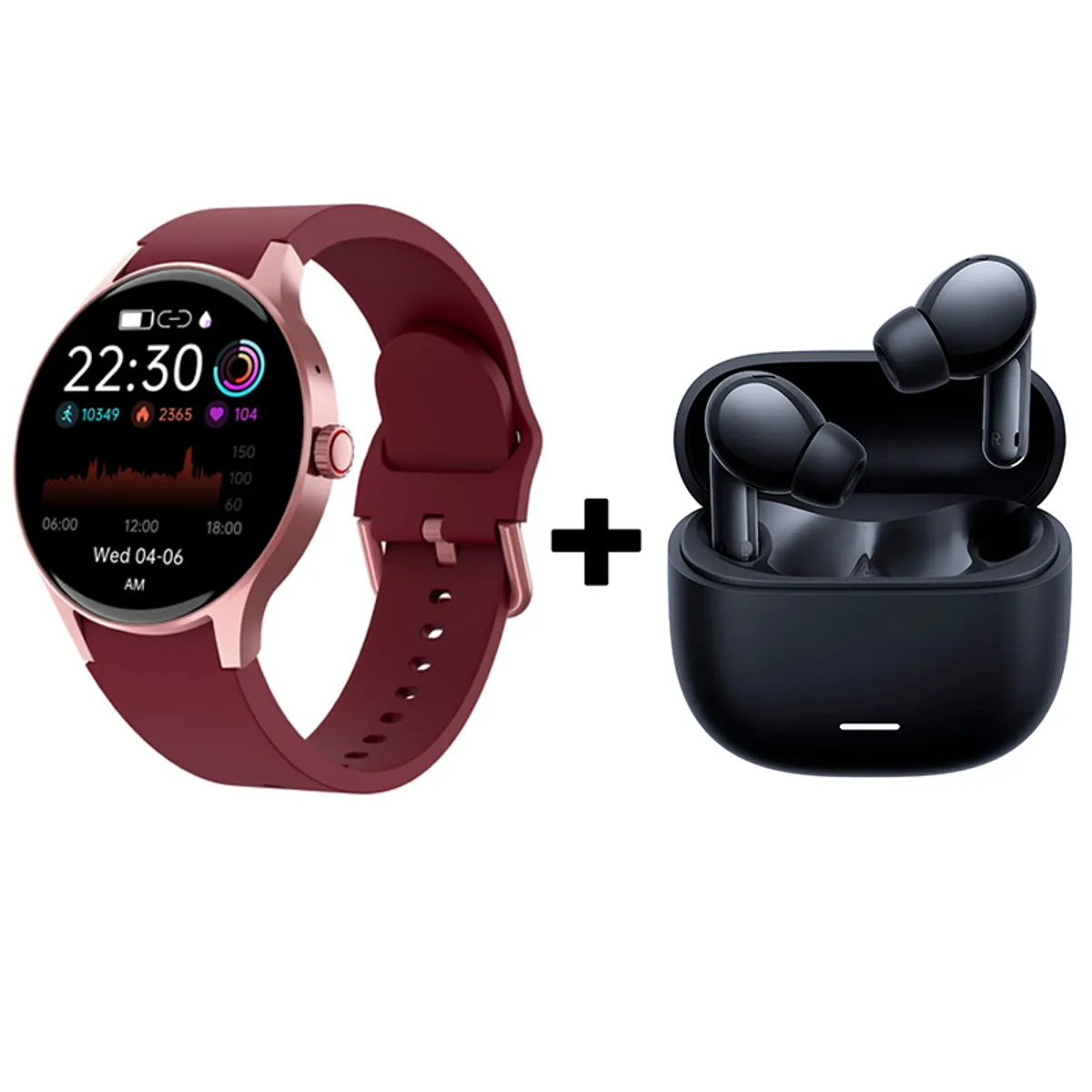 XIAOMI - Audifonos bluetooth Xiaomi Redmi Buds 6 Lite y Y80 Reloj inteligente