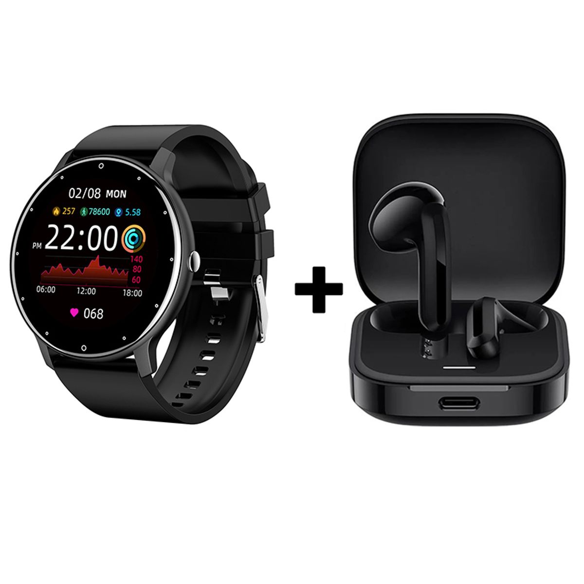 XIAOMI - Audifonos bluetooth Xiaomi Redmi Buds 6 Active y ZL02 Reloj inteligente